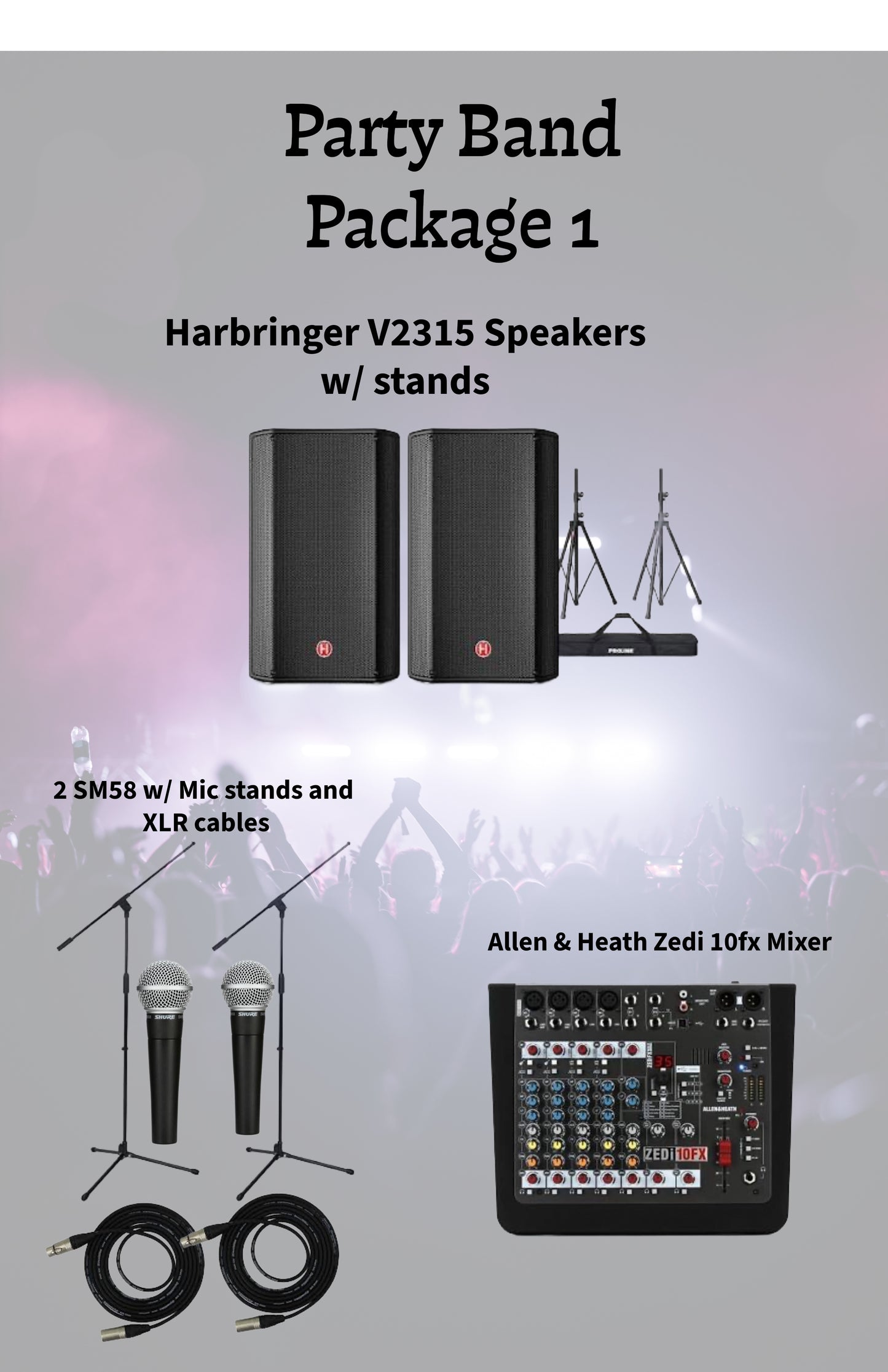 Party Band Package 1
