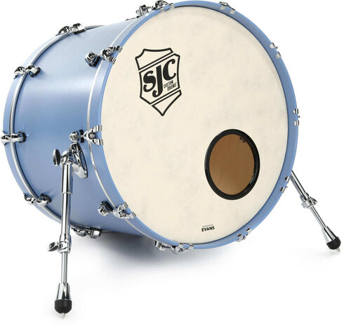 SJC Tour Series 18" by 22" Bass Drum Lavender Ash